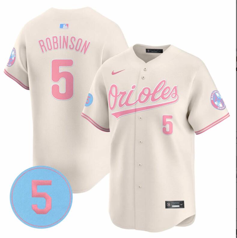 Men Baltimore Orioles #5 Robinson cream 2024 Nike MLB jersey->indianapolis colts->NFL Jersey